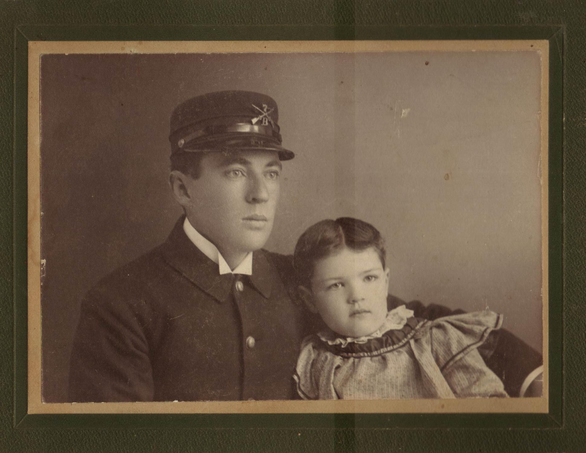 Gladys Noble and her father, my grandfather, George Noble in 1899