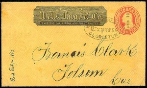 Georgetown 1859, Wells Fargo mail carrier.
