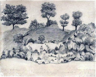 Mormon Island - Early Sketch